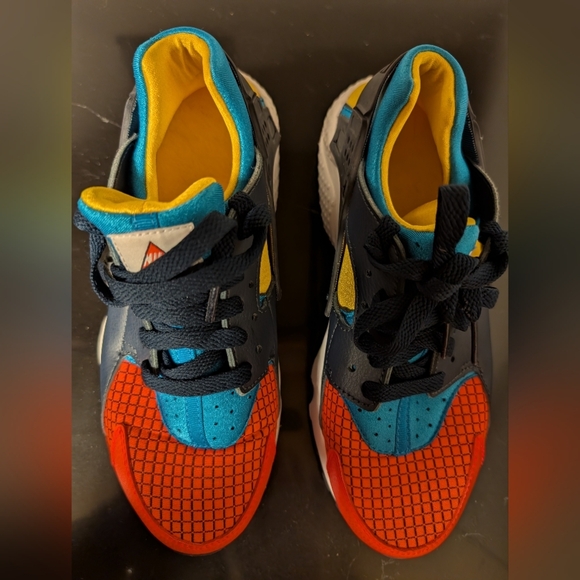 Nike Air Huarache Run Ultra Now Multi-Color (GS) Sneakers Size 5.5Y MSRP $94.99 - Picture 7 of 13